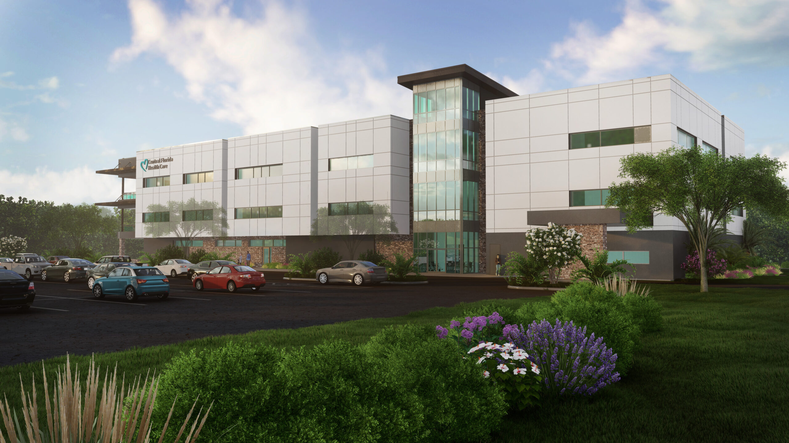 Central Florida Health Care administrative building rendering
